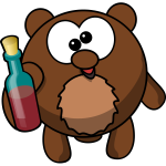 Drunk bear