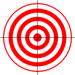 Vector image of target