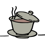 Tea cup outline