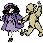 Teddy bear and doll-1647984094