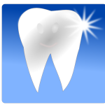 Teeth whitening vector image