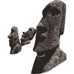 Three moai