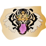 Tiger drawing