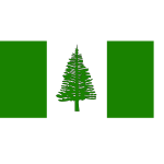 Vector image of flag of Norfolk Island