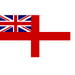 English Royal Navy historic flag vector image