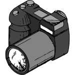 Camera vector image
