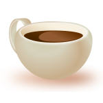 Cup of coffee vector