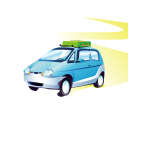 Travel car vector image