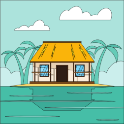 Bungalow resort