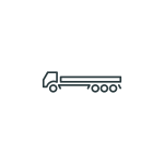 Simple towing truck image