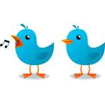 Singing bird mascot image