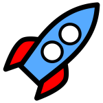 Two-window rocket