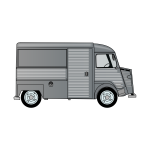 Camionnette vehicle vector drawing