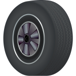 Car tire vector illustration