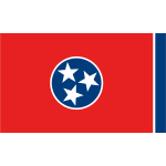 Vcetor illustration of flag of Tennessee