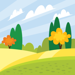 Scenic valley landscape