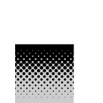 Square gradient halftone