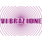 Vibrazione word logo design