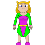 Villager cartoon character