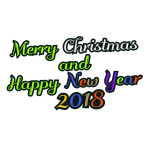 2018 Happy New Year Free SVG