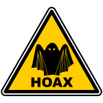 Hoax warning vector image