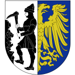 Vector graphics of coat of arms of Bytom City