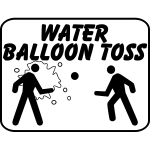 Water balloon signs