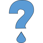 water question mark