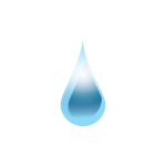 Water drop drawing