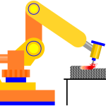 Industrial welding robot