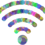 WiFi signal circles