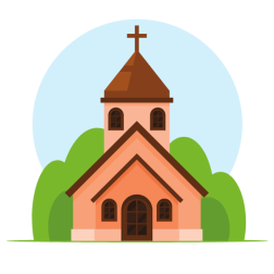 Wild West-style church