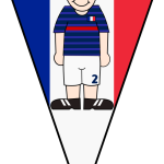 Pennant Soccer player France 2021