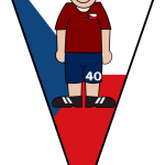 Pennant Soccer player Czech republic 2021