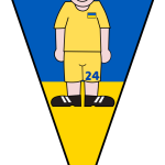 Pennant Soccer player Ukraine 2021