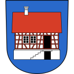 Vector image of coat of arms of Hausen am Albis