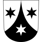 Weisslingen coat of arms vector illustration