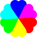 Color spectrum symbol