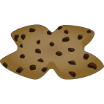 "X" Shaped Cookie