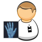 Radiology worker