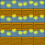 yellow flower pattern
