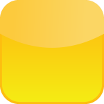 Yellow icon vector drawing