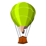 Air baloon vector image