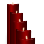 Candles vector set