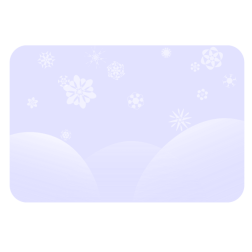 Winter vector landscape