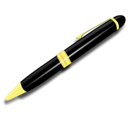 Pen vector clip art 2