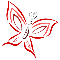 Butterfly Line Art