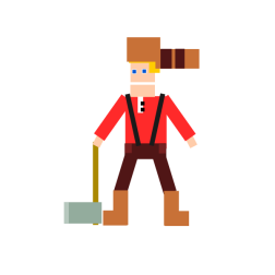 Lumberjack character