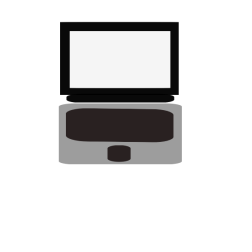 Laptop silhouette