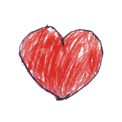 Heart drawing